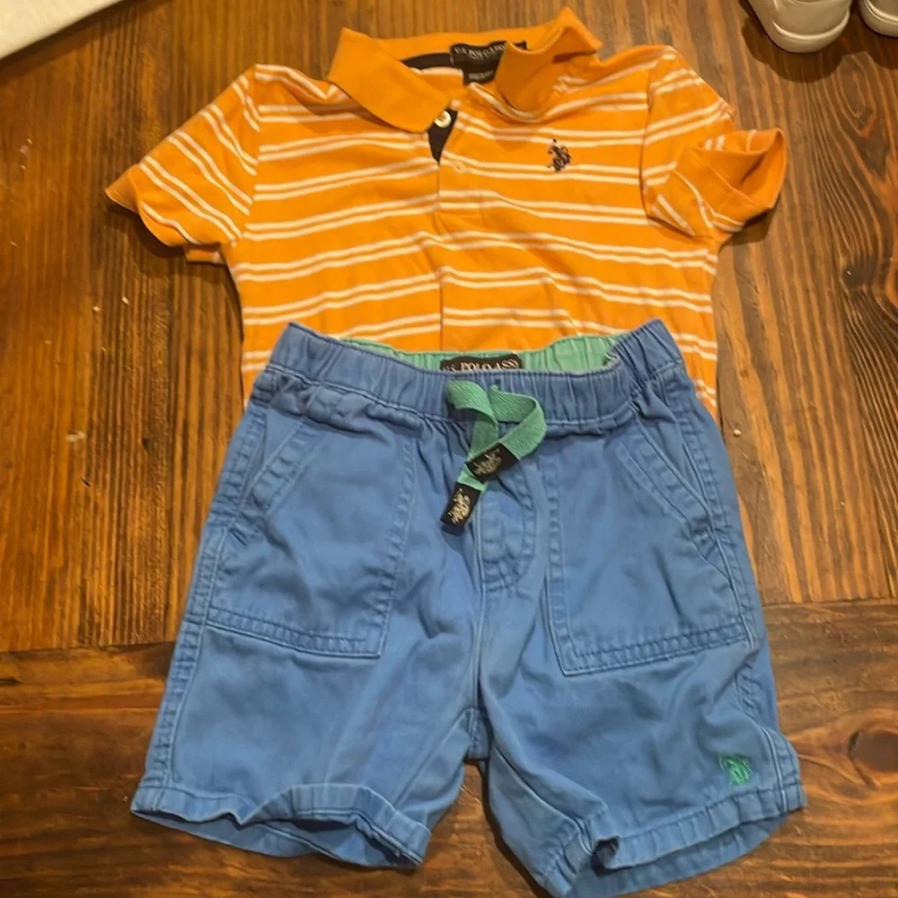 Us Polo Assassin Shirt and Shorts Bundle